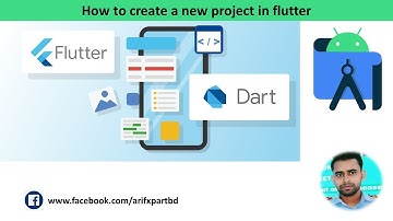 How to create first flutter project | flutter bangla tutorial 2021 | Part-3
