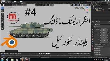 blender tank modeling tutorial | part 4 | al zarrar |how to make tank in blender | for beginners