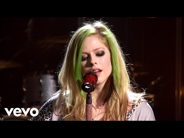 Avril Lavigne - My Happy Ending (AOL Sessions) class=