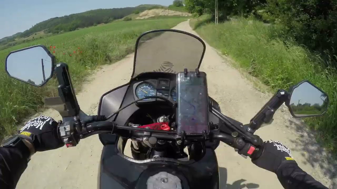 Yamaha XTZ660 Tenere Riding   HD 1080p