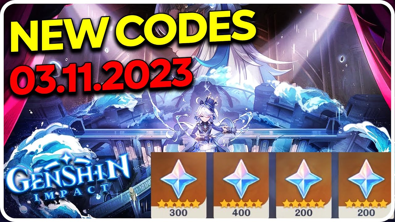 Códigos Genshin Impact da live 4.2: 300 Primogems Codes: VA97KJNF24UV