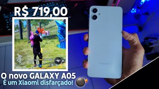 🌟Que sensibilidade é essa😱Novo Galaxy a05 | Free Fire+teste de Bateria🔋