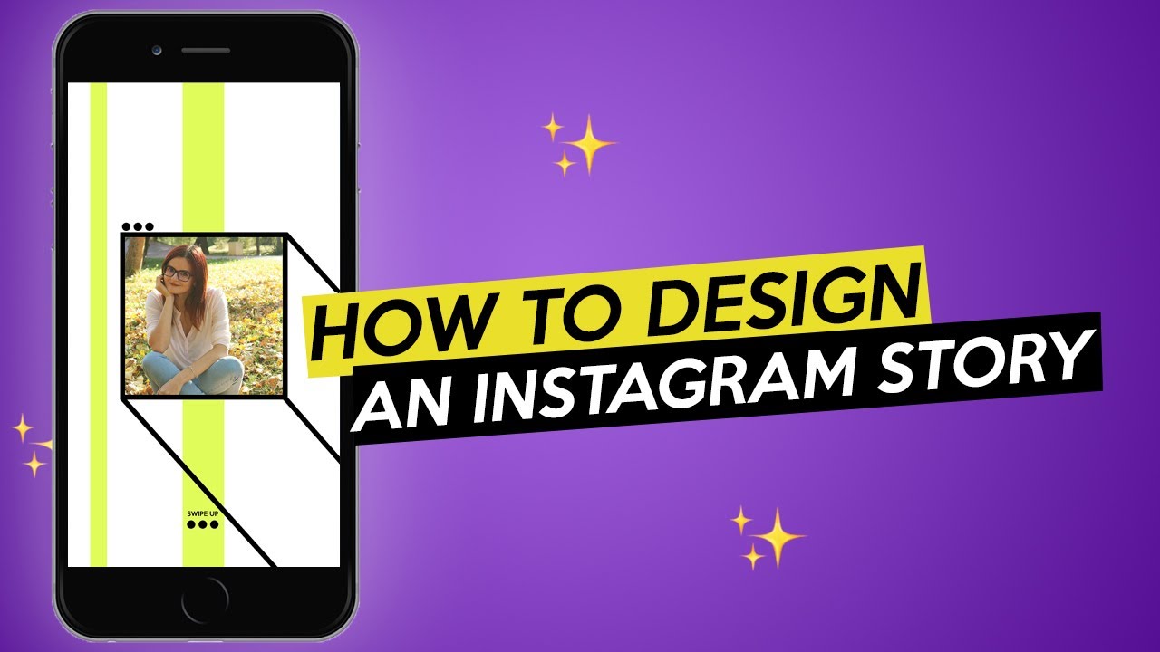 How to design an instagram story Photoshop tutorial - YouTube