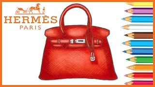 hermes birkin bag drawing