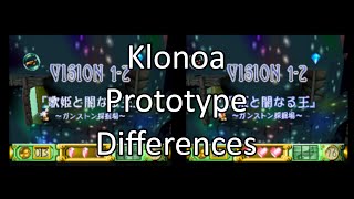 Vision 1-2 - Klonoa Prototype VS Final