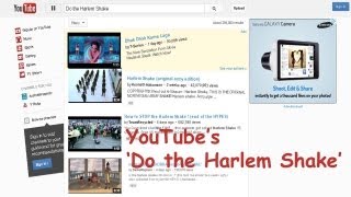 Do the Harlem Shake  - YouTube Easter Egg