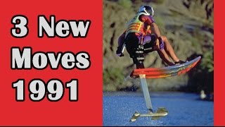 Tony Klarich in First Air Chair Promotional Video, 1991. Classic Water Ski Tricks