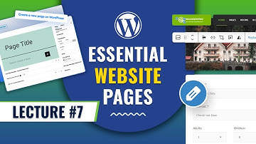 Creating Essential Website Pages | SEO & Blogging Course | Lecture 7 | NextAge Solutions