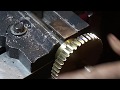 Gingery Dividing Head - Machining the Worm Gear P2 (Gear Cutting on the Shaper)