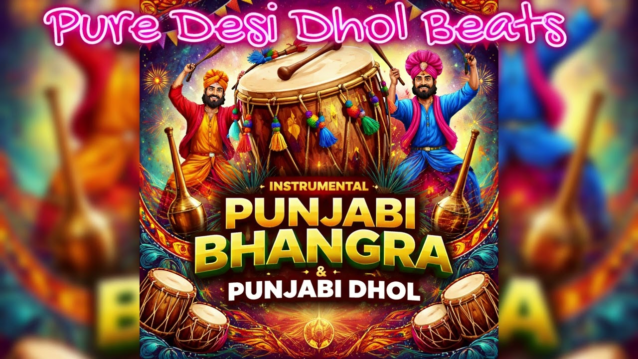 Punjabi Bhangra beats | Punjabi Authentic Folk Instrumental | Non-Stop Bhangra Beats