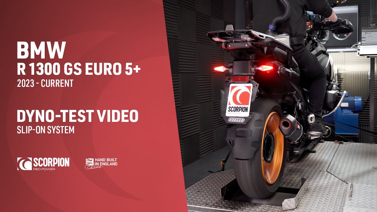 BMW R 1300 GS Euro 5+ Scorpion Exhaust Dyno-Test Video
