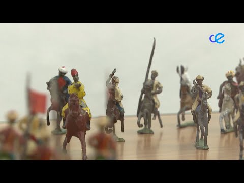 Caballería en miniaturas, en el Centro de Historia y Cultura Militar