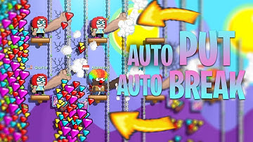 GROWTOPIA AUTO PUT & BREAK LGRID FULL FARM WITHOUT MAGPLANT 2020 ANDROID TUTORIAL!!!