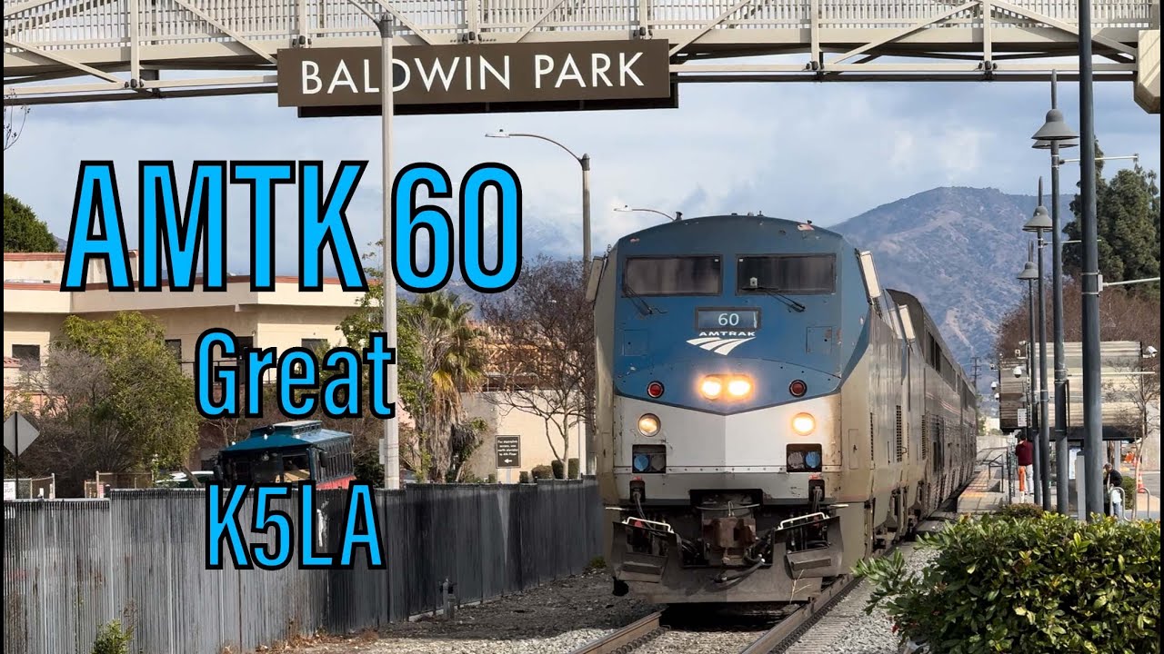 Great K5LA action from AMTK 60 [San Gabriel Sub Detour Included]