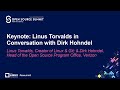 Keynote linus torvalds creator of linux  git in conversation with dirk hohndel