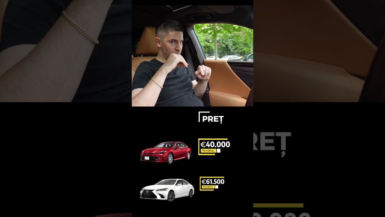 Lexus este cu 50% mai scump decât Toyota - merită? 😌