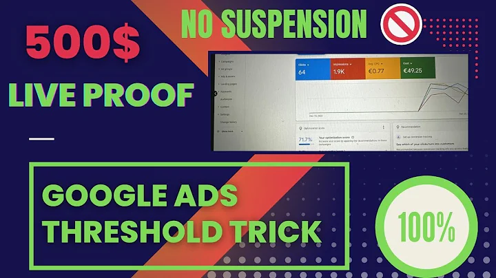 Google ads threshold 350$ || No suspension 2023 - DayDayNews