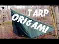 Montage Tarp : DD Hammocks 3X3 : montage fermé : Fully enclosed tarp setup : BBN