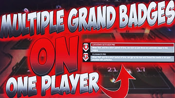 UNLIMITED GRAND BADGES ON ONE PLAYER | UNLOCK MULTIPLE GRAND BADGES | GLITCH? - NBA 2K17