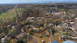 Das Haus Anubis Freefall Tower Onride Plopsaland Deutschland 2026