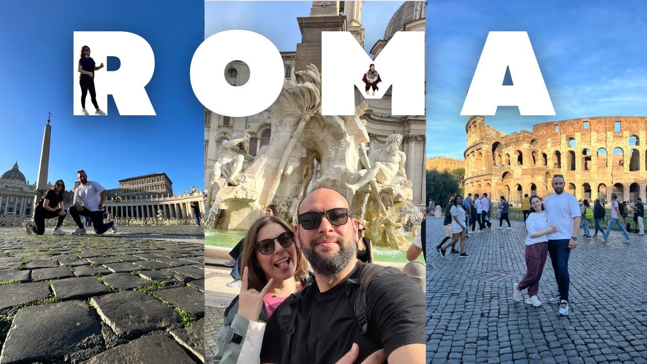 Evlilik Yıl Dönümü Devam Roma İtalya