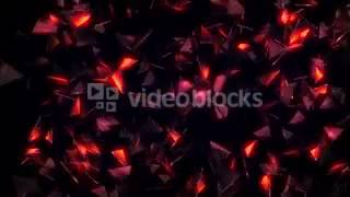 glowing glass triangles vj loop