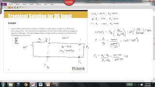 Topic 5 Part 4   Transient Solution to DC Input