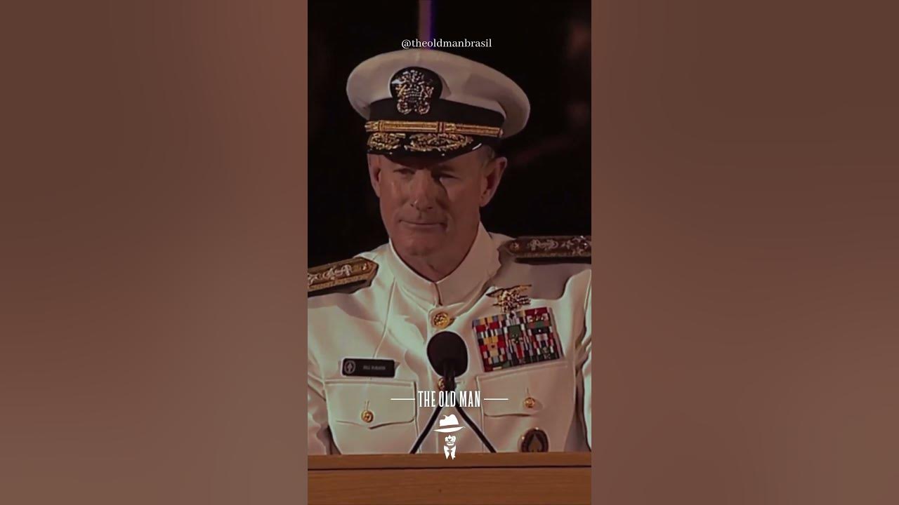 William H McRaven University of Texas at Austin 2014 YouTube