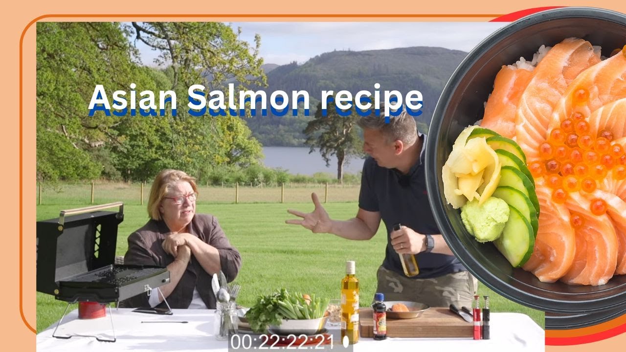 Asian  Salmon  Recipe |  Salmon Recipe with Rosemary Shrager in the Lake District