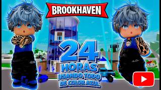 24 Horas Usando Solo El Color Azul  todo Sali Mal 