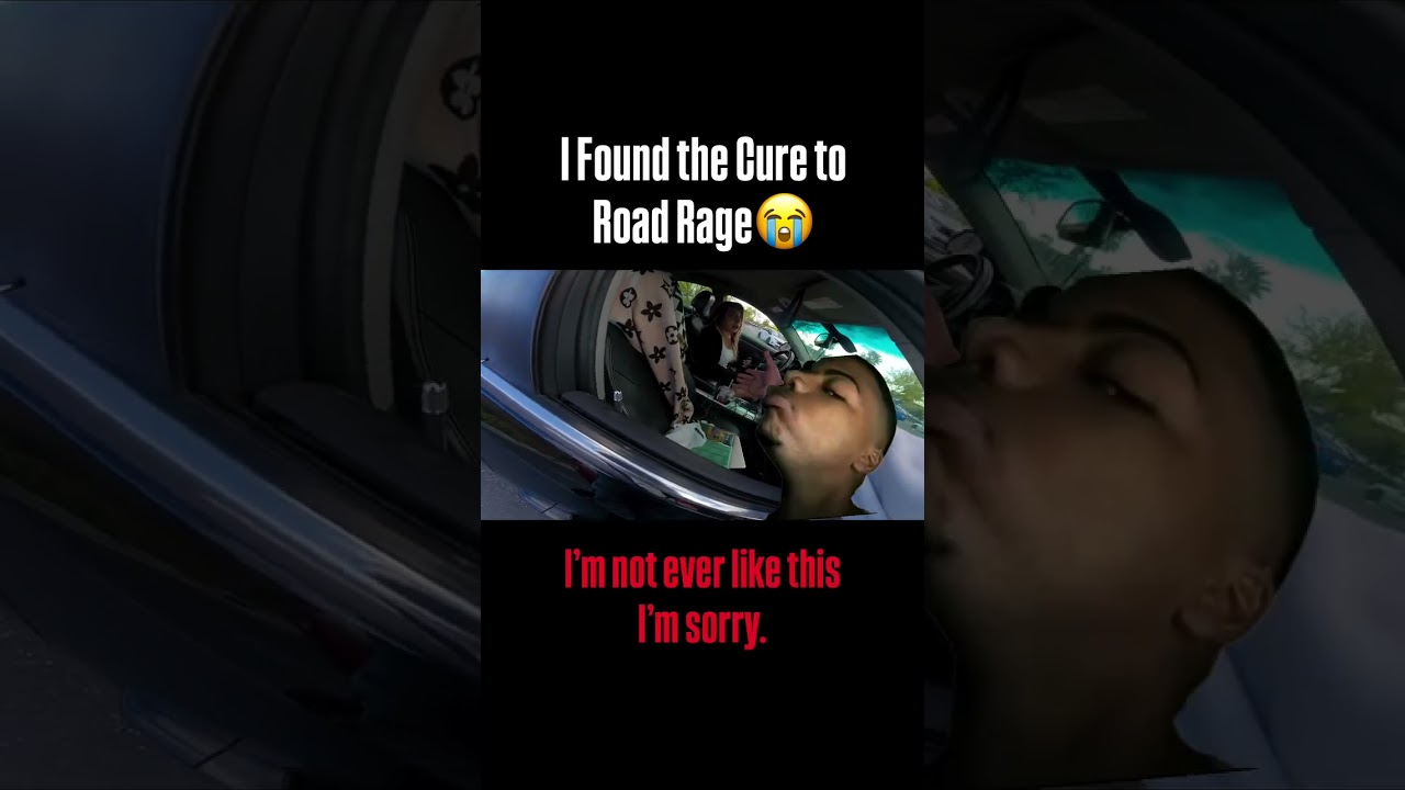 Is this the cure to road rage??? Victorville be crazy sometimes 🤣 (@wheelie_thepooh)
