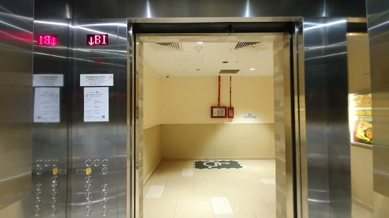Eastpoint Mall (Fireman Lift) Schindler 5500 Elevator (w/Sematic