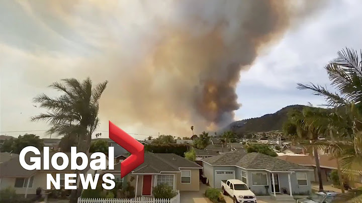Firefighters battle fast-moving wildfire on California's Central Coast