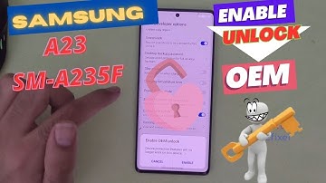 SAMSUNG A23 - A235F OEM Unlock Missing Android Samsung