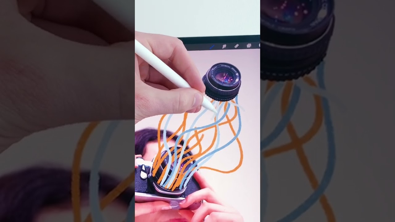 My first mixed-media artwork ever 😍🔥