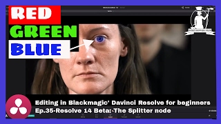 Editing in Blackmagic' Davinci Resolve for beginners Ep.35-Resolve 14 Beta: The Splitter Node
