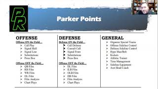 In Game Coaching Responsibilities