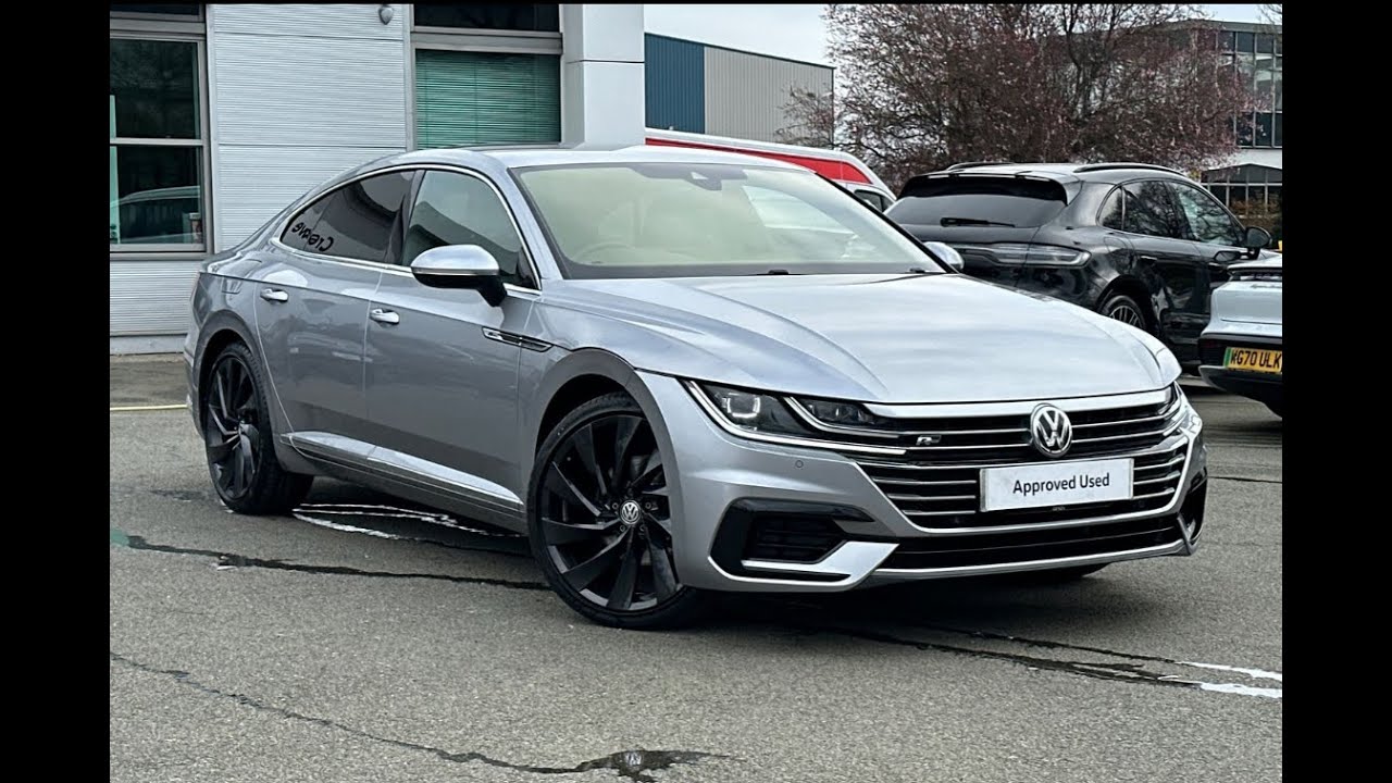 Silver Arteon R Line Approved Used Volkswagen Arteon R-Line 2.0TDI 190 DSG in Pyrite Silver ...