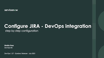 ServiceNow DevOps JIRA Integration
