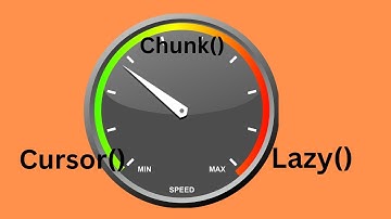 🔥 Laravel Performance Battle! Chunk vs Cursor vs Lazy (Speed vs Memory)