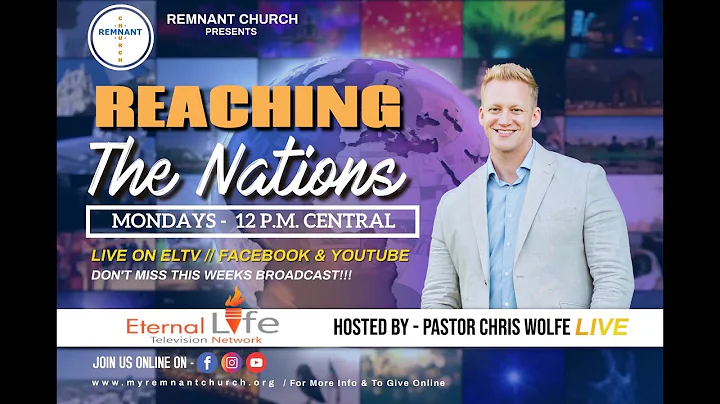 Chris Wolfe ELTV Live - 5/30/22 "The Holy Spirit"