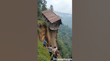 Natural Disaster Education 🌊 | AI Awareness Clip | #landslide #disaster #shortvideo