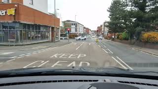 Clockhouse Double Roundabout, Rectory Rd, 2nd Exit to Town Centre, Farnborough Driving Test Route