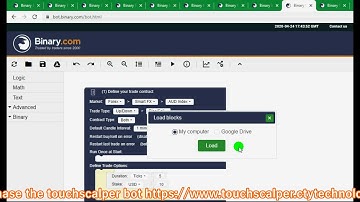 How To Run The Touchscalper Binary Options Automated Trading Bot Effectively