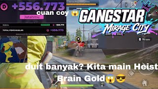 Playing the Brain Gold Heist mission in Gangstar Mirage City. Gameplay Edition screenshot 3