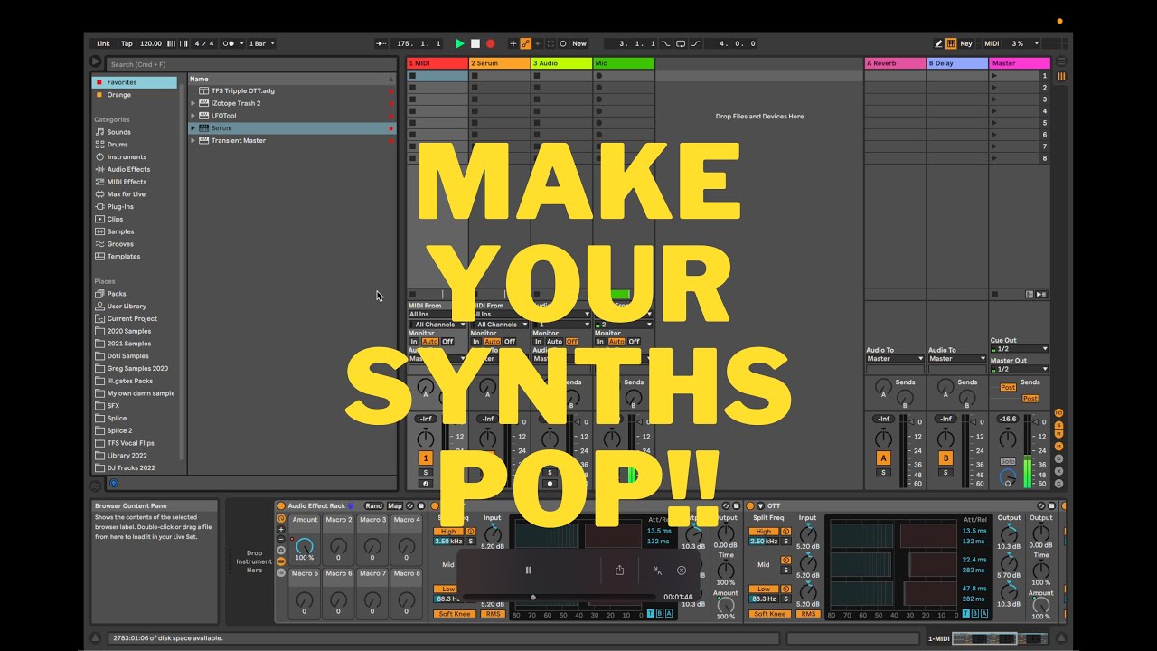 Synths Exploding Make Your Synths EXPLODE!! Ableton Live Triple OTT - YouTube