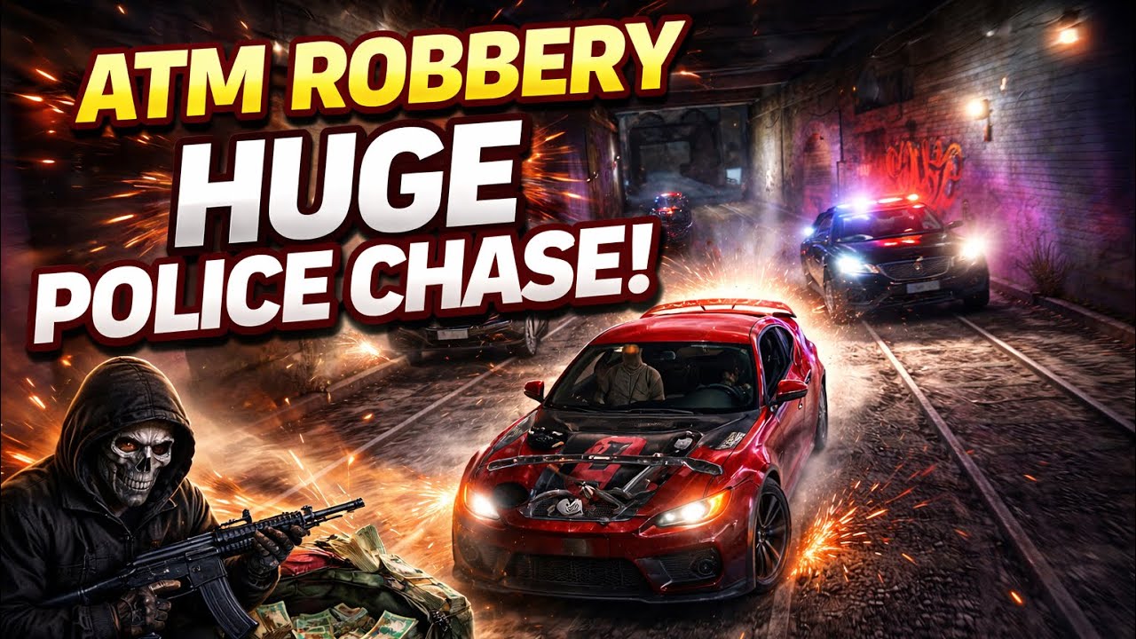 “ATM Robbery Ke Baad Khatarnak Police Chase 🔥 | Hydra RP” 