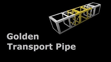Golden Transport Pipe (Tekkit/Feed The Beast) - Minecraft In Minutes