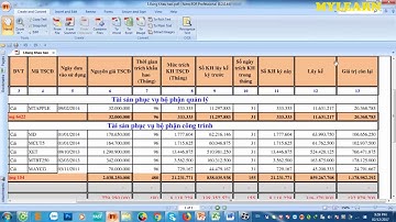 Bài 3 khóa học kế toán xây dựng trên excel