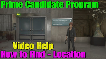 Control ( Video Help ) Find Prime Candidate Program Location